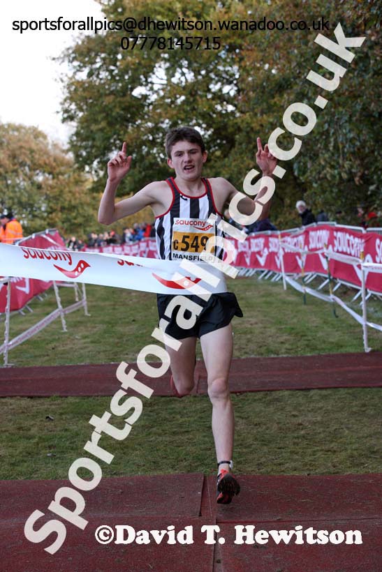 Mens under-17s, 2016 National Cross Country Relays, Berry Hill Park, Mansfield. Photo: David T. Hewitson/Sports for All Pics